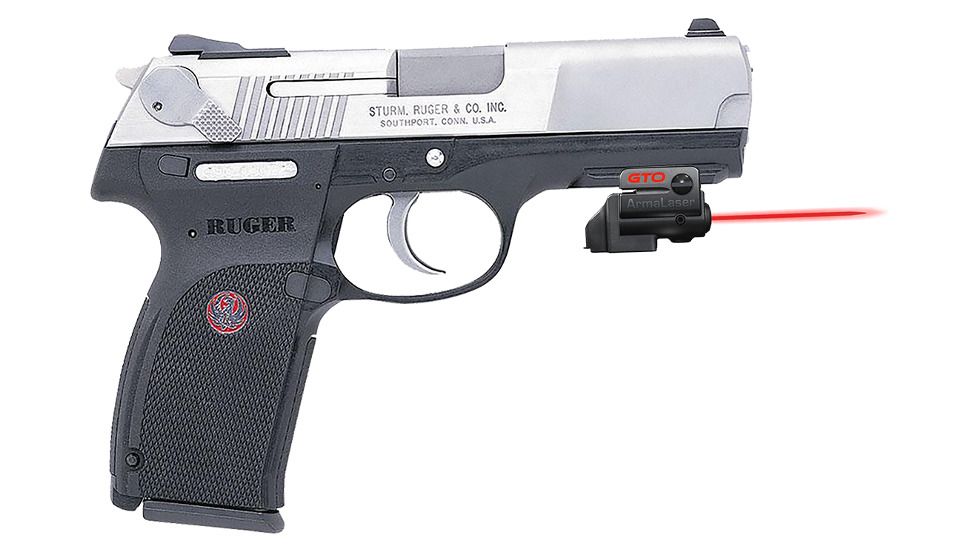 ArmaLaser GTO/FLX Finger Touch Red Laser Sight for Ruger P345, Black, GTO/FLX49