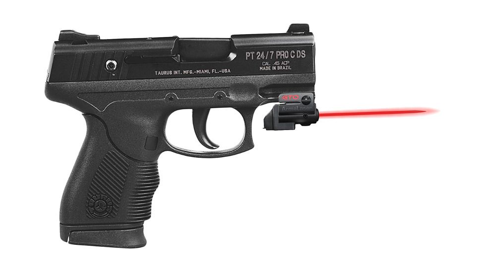 ArmaLaser GTO/FLX Finger Touch Red Laser Sight for Taurus 24/7 3.25in, Black, GTO/FLX21