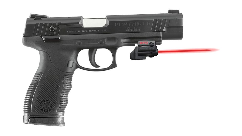 ArmaLaser GTO/FLX Finger Touch Red Laser Sight for Taurus 24/7 4.25/5.25in, Black, GTO/FLX22