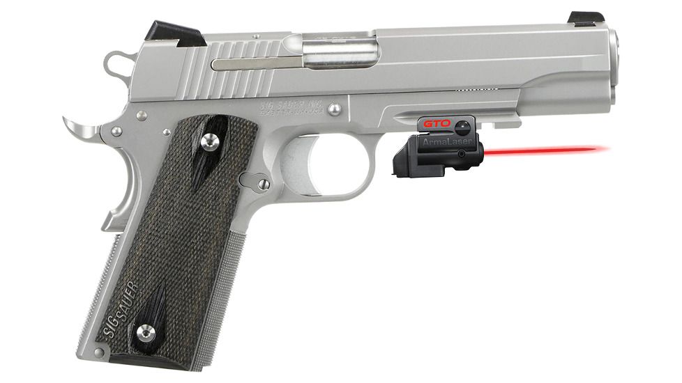 ArmaLaser Laser Sight for Sig Sauer 1911R, Red Beam, Black GTO/FLX78