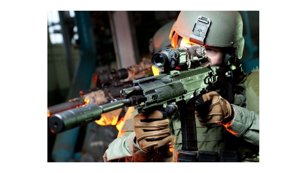 -Armasight CO-Mini QS MG Night Vision Mini Clip-On System Gen 2Plus Quick Silver White Phosphor w/Manual Gain