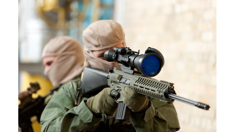 Armasight Nemesis 6X Ghost Night Vision Rifle Scope Gen 3 Ghost White Phosphor