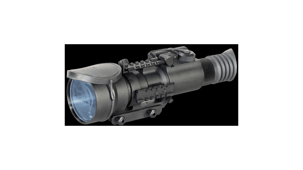 Armasight Nemesis 4X Ghost Night Vision Rifle Scope Gen 3 Ghost White Phosphor, Black NRWNEMESI4GGDA1
