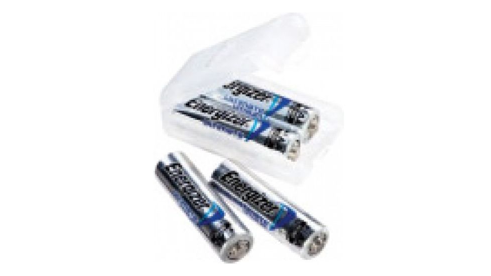ASP AA Energizer Lithium Ion Batteries, Pack of 4 w/ Link Case, Clam Pack 53019