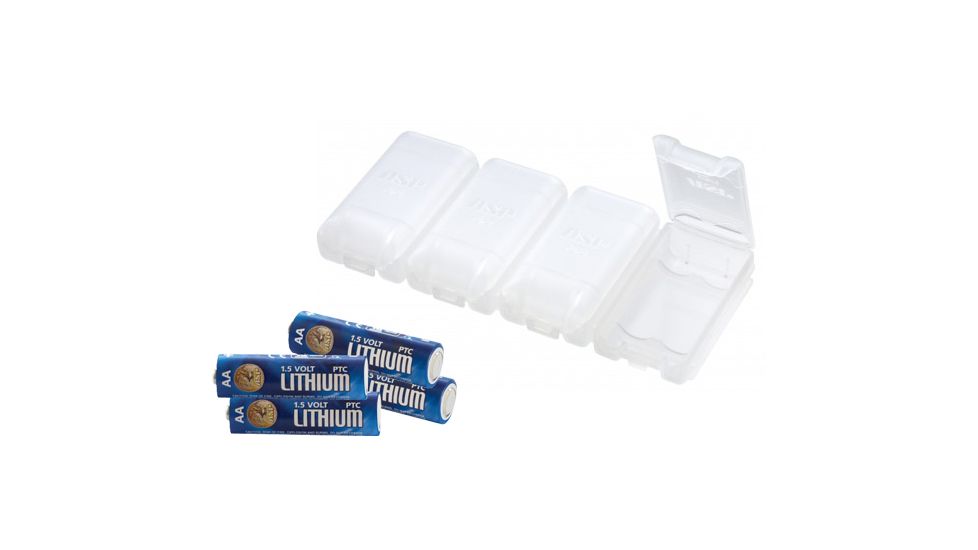ASP AA Lithium Batteries 4 Pack and Link Case 53035