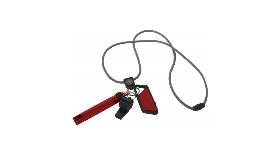 ASP Safety System Gray Lanyard, Red - 64029