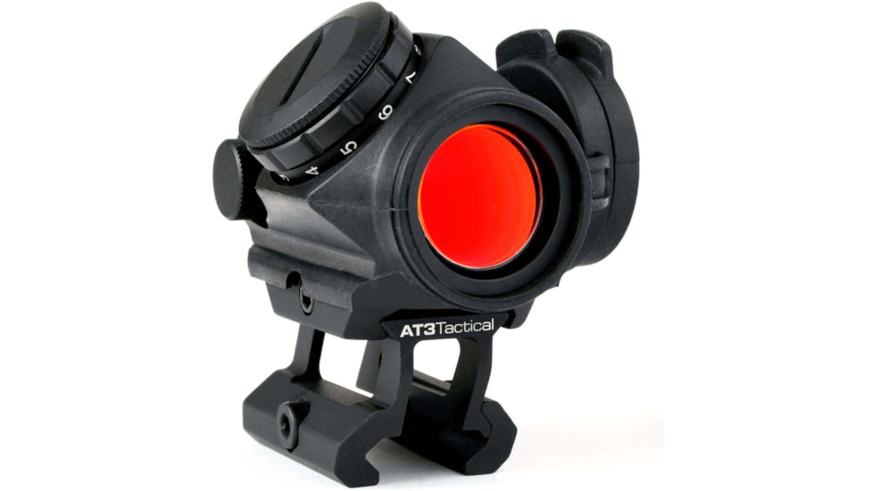 AT3 Tactical 4x Magnified Red Dot Kit, Red Dot Sight, .83in Riser &amp; 4X Magnifier, RD-50-4XRDM-KIT