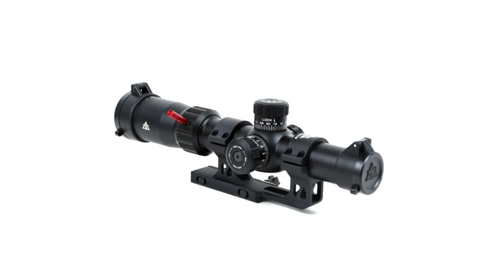 AT3 Tactical Red Tail 1-4x24mm Rifle Scope, 30mm Tube, Second Focal Plane, AT3-RT-NM-1-4x24