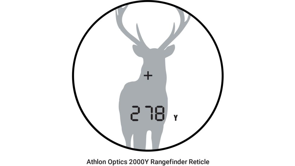 Athlon Optics 2000Y Rangefinder Grey/ Black, 501001