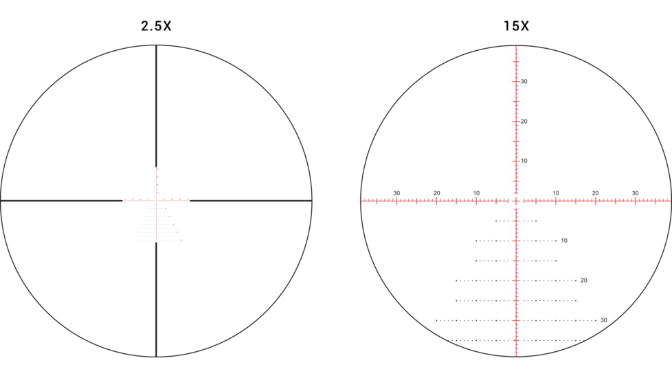 Athlon Optics Ares BTR Gen II Rifle Scope, 2.5-15x50mm, 30mm Tube, First Focal Plane, APLR3 FFP IR MOA Reticle, 6061-T6, Matte, Black, 212003