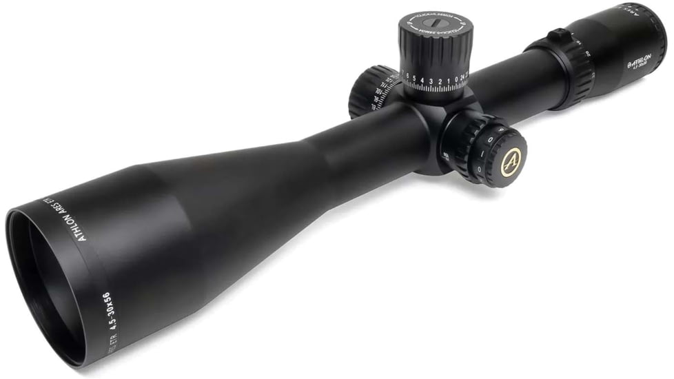 Athlon Optics Ares ETR UHD 4.5-30x56mm APLR5 Rifle Scope, 34mm, First Focal Plane, IRMOA Reticle, Black, 212102