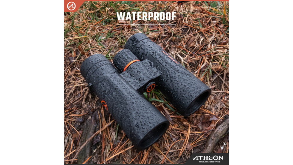 Athlon Optics Argos Gen II UHD Binocular, 10x42mm, Roof Prism, BaK4, Magnesium, Black, 114011