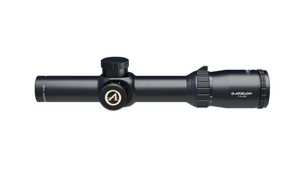 Athlon Optics Cronus 1-6x24 Side Focus Rifle Scope,30mm,Black,ATSR16 IR-MIL Reticle 210102