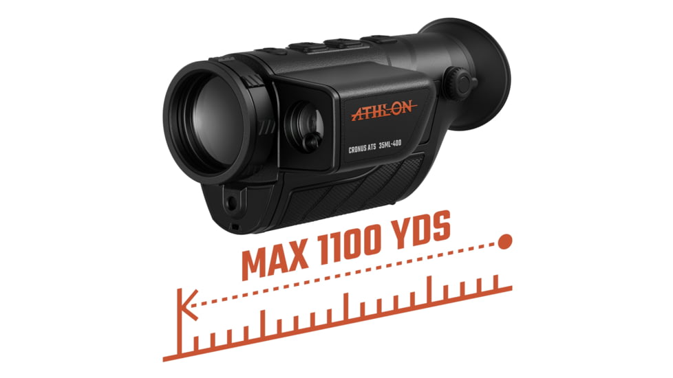 Athlon Optics Cronus ATS 35ML-400 2.6-10.4x Thermal Monocular, 35mm Tube, Black, 210134
