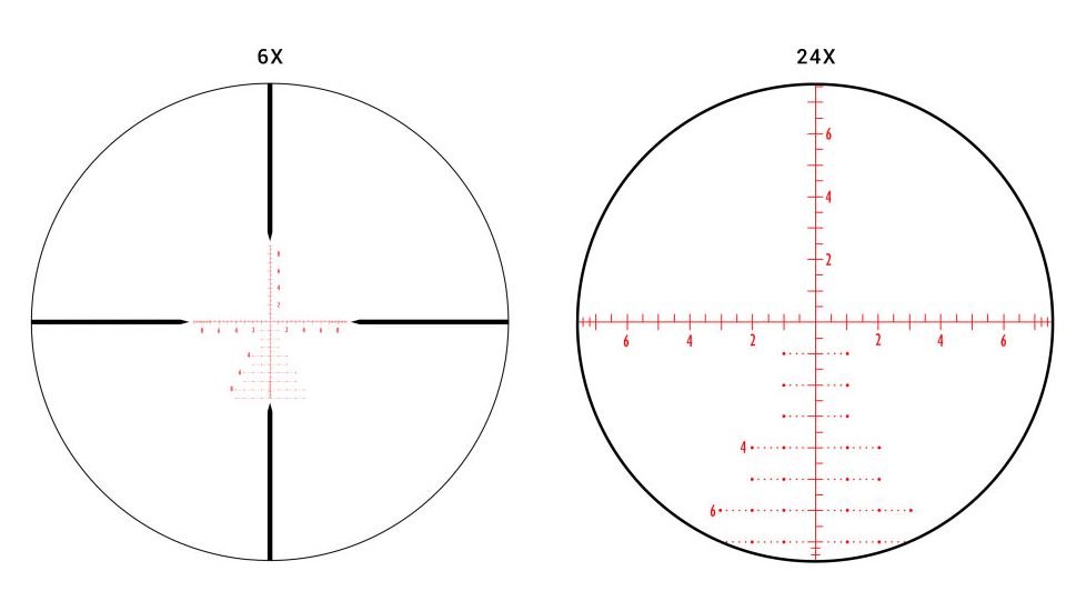 Athlon Optics Helos BTR Rifle Scope, 6-24 x 50, FFP, 30 mm Tube, Illuminated APMR MIL Reticle, Lifetime Warranty