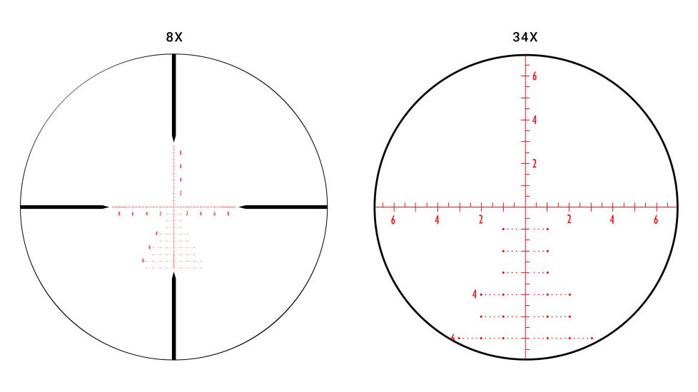 Athlon Optics Helos BTR Rifle Scope, 8-34 x 56, FFP, 30 mm Tube, Illuminated APMR MIL Reticle, Lifetime Warranty