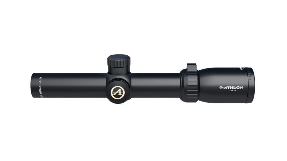 Athlon Optics Midas 1-6x24 Side Focus Rifle Scope,30mm,Black,ATSR16 IR-MIL Reticle 213011