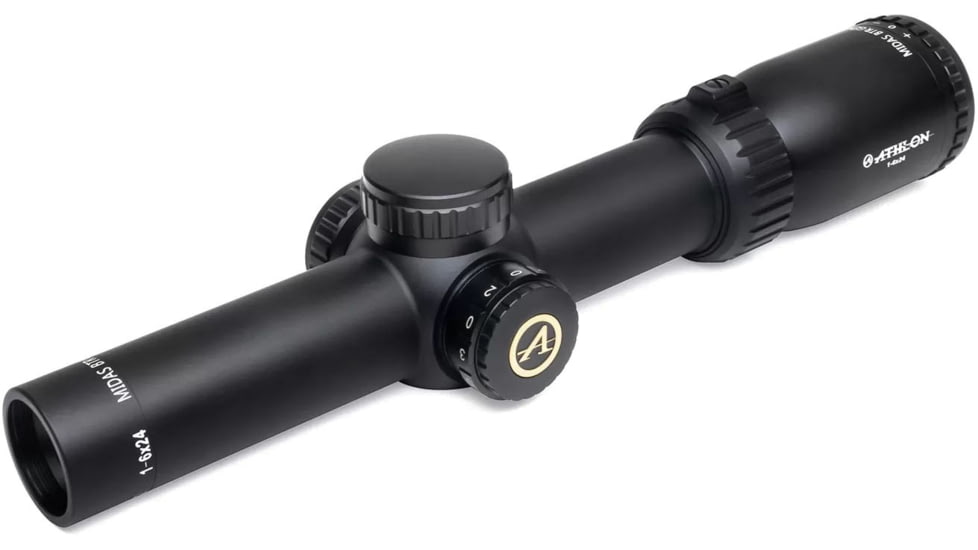 Athlon Optics Midas BTR Gen II HD 1-6x24mm ATSR6 Rifle Scope, 30mm, Second Focal Plane, IR Reticle, Black, 213014