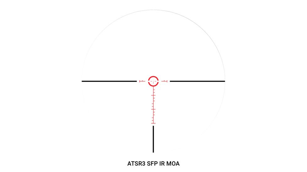 Athlon Optics Midas BTR Gen2 Rifle Scope, 1-6x24mm, 30mm Tube, Second Focal Plane, Illuminated ATSR3 Reticle, Black, 213013