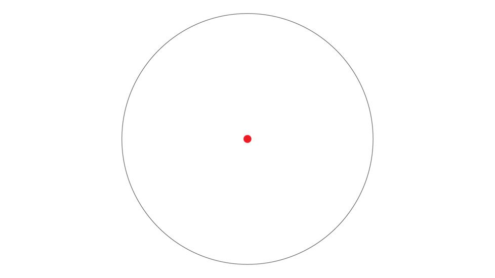 Athlon Optics Midas BTR, Open Sight, 1x ARDOS1 Reticle, Lifetime Warranty