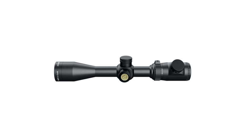 Athlon Optics Neos Side Focus Rifle Scope, 4-12x40mm, 1 in Tube, Second Focal Plane, Center-X Reticle, Matte Black, 216008-DMO