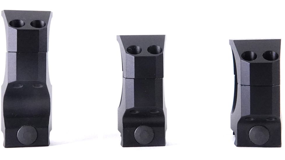 Athlon Optics Precision Rifle Scope Rings, 34mm, Low Height Ring, Black, 701005