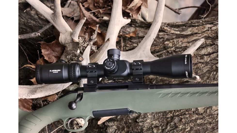 Athlon Optics Talos BTR Rifle Scope, 4-14 x 44, FFP, 30mm Tube, Illuminated APLR2 MIL Reticle, Lifetime Warranty
