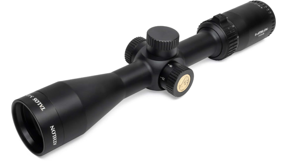 Athlon Optics Talos Rifle Scope, 3-12 x 40, SFP, 1in Tube, MIL Dot Reticle, Matte, Black, 215004