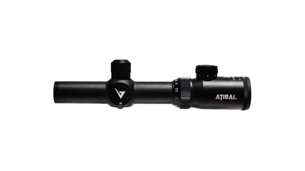 Atibal 1-4x Verum Second Focal Plane SFP Rifle Scope, Black, VERUM