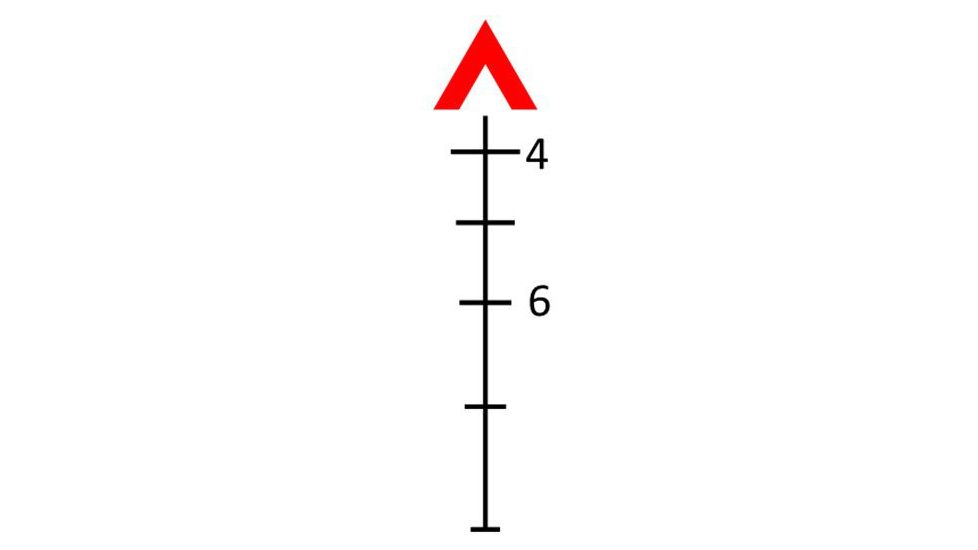 Atibal Illuminated Chevron BDC Reticle