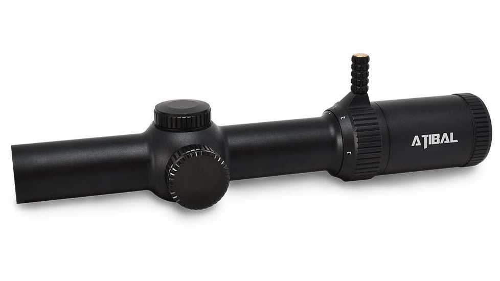 Atibal XP8 Mirage 1-8x24mm Rifle Scopes w/ Rapid View Lever, 30mm, FFP, Christmas Tree Reticle, 0.28 MIL Dot, Black, AT-XP8-FFP