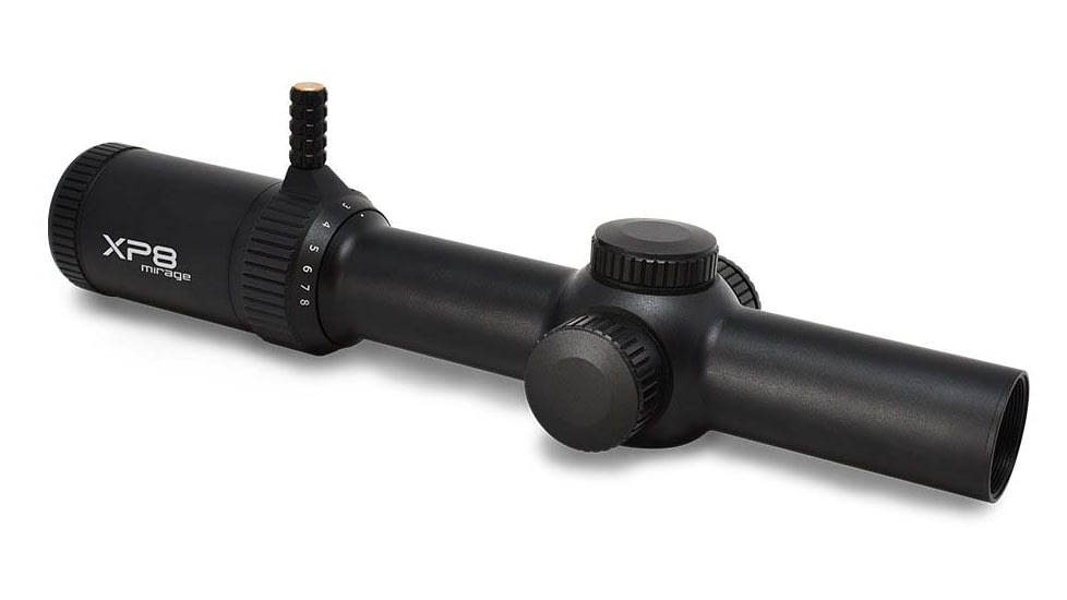 Atibal XP8 Mirage 1-8x24mm Rifle Scopes w/ Rapid View Lever, 30mm, FFP, Christmas Tree Reticle, 0.28 MIL Dot, Black, AT-XP8-FFP