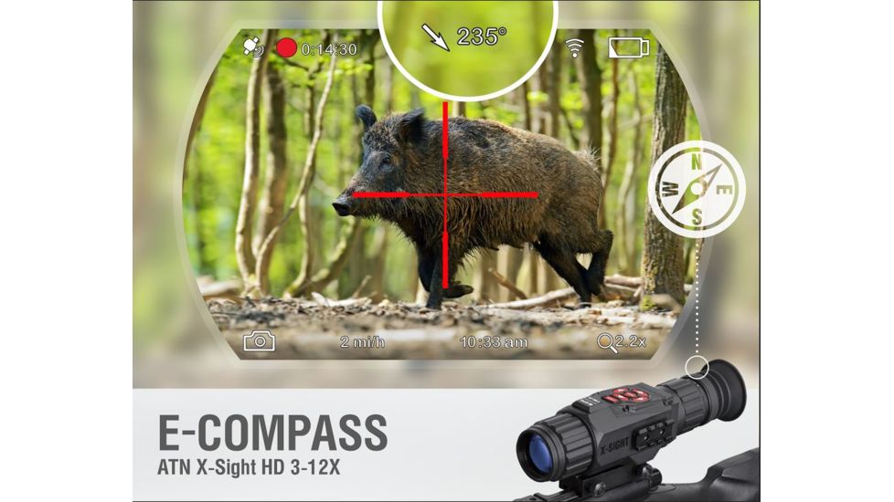 ATN 3-12x X-Sight Night Vision Rifle Scope DGWSXS312A