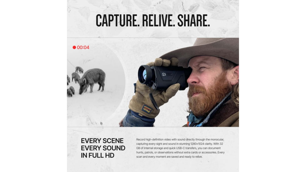 ATN BlazeHunter XD 2-16x50mm Thermal Monocular