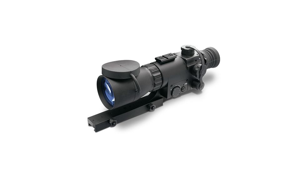 ATN MK 350 Guardian Night Vision Rifle Scope, Black w/ Red on Green Reticle, New - NVWSM35010-EE