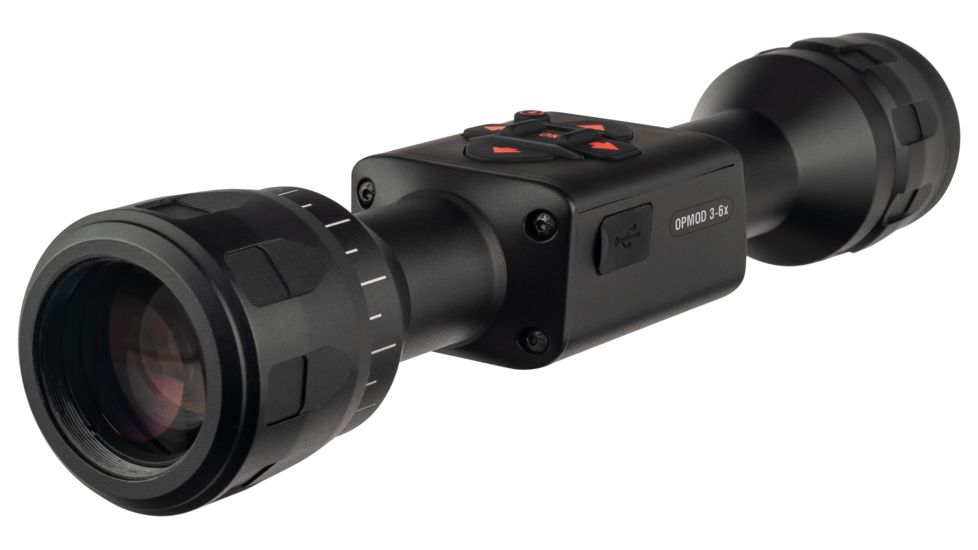 ATN OPMOD Exclusive ThOR LT Thermal Rifle Scope, 3-6x50mm, 30mm Tube, Black, TIWSTLT119OP