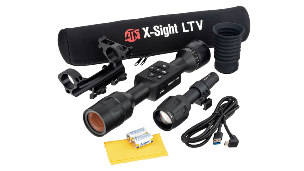 ATN OPMOD X-Sight LTV 3-9x, Day/Night Hunting Rifle Scope, Black, DGWSXS309LTVO