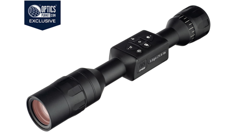 DEMO, ATN OPMOD X-Sight LTV 6-18x, Day/Night Hunting Rifle Scope, Black, DGWSXS515LTVO
