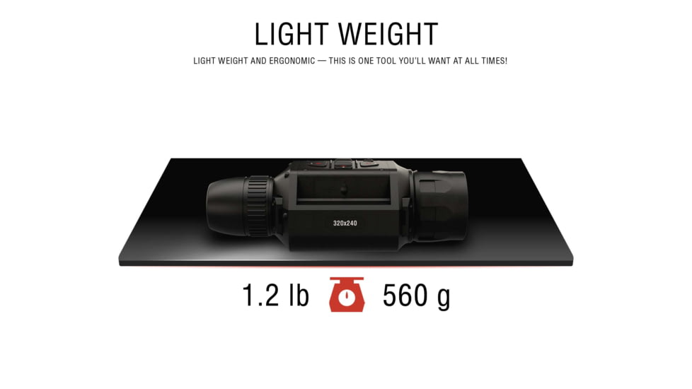 EDEMO ATN OTS LT 320 3-6x Thermal Viewer, 25mm, 320x240, Black, TIMNOLT325X, EDEMO1