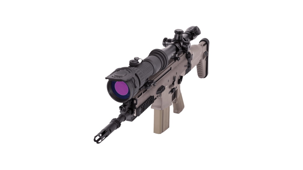 ATN PS28-3WHPT 1x Clip-on Night Vision Rifle Scope, Gen 3, White Phosphor, High-Performance, Auto-Gated/Thin-Filmed, Black, NVDNPS283WHP