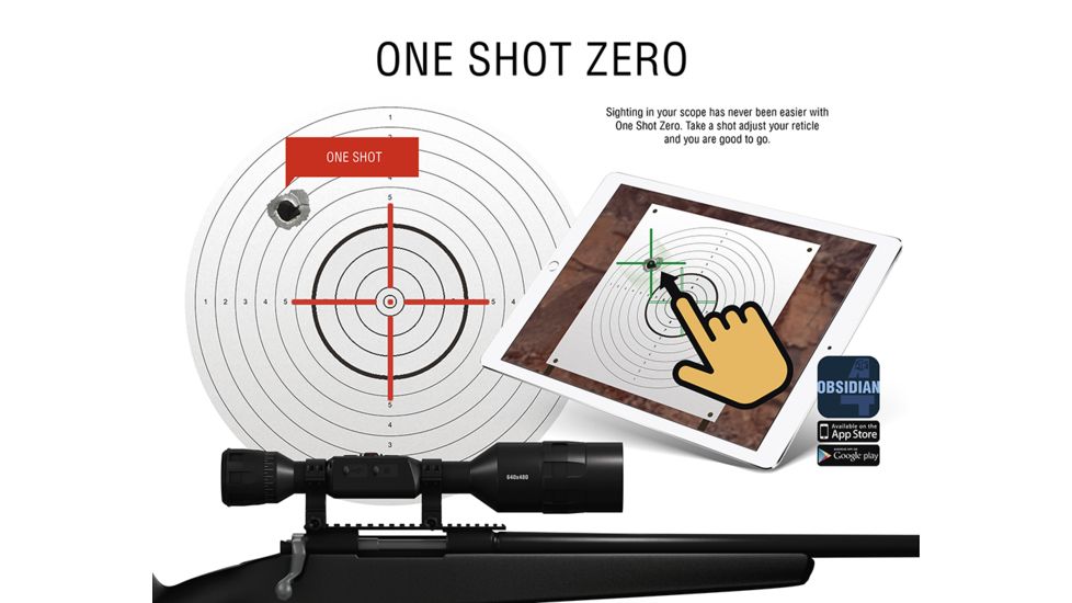 ATN ThOR 4 Thermal Smart HD Rifle Scope, 1.5-15x25mm, Black, TIWST4642A