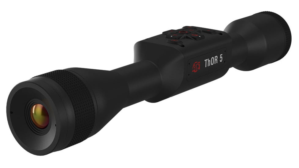 ATN Thor 5 3-12x 320x240 12 Micron Smart HD Thermal Rifle Scope, 30mm Tube w/ Gen 5 Sensor, Multiple Patterns &amp; Color Options Reticle, Black, TIWST5319A