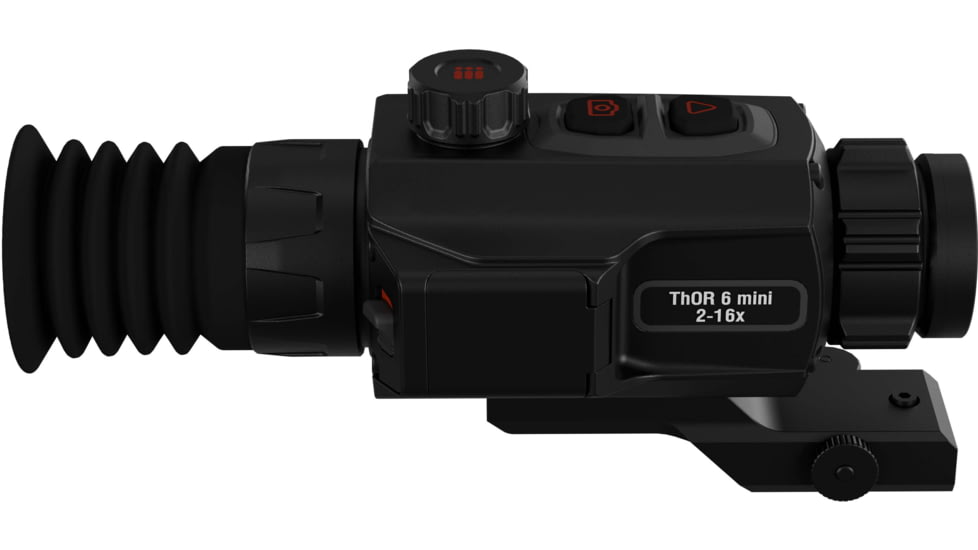 ATN ThOR 6 Mini Compact 2-16x15mm Thermal Rifle Scope, 50 Hz, 256x192, Black, TIWST6M215