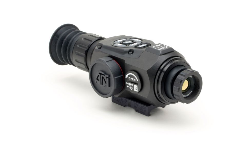 ATN ThOR-HD, 640x480 Sensor, 1-10x Thermal Smart HD Rifle Scope w/WiFi, GPS, Black TIWSTH641A