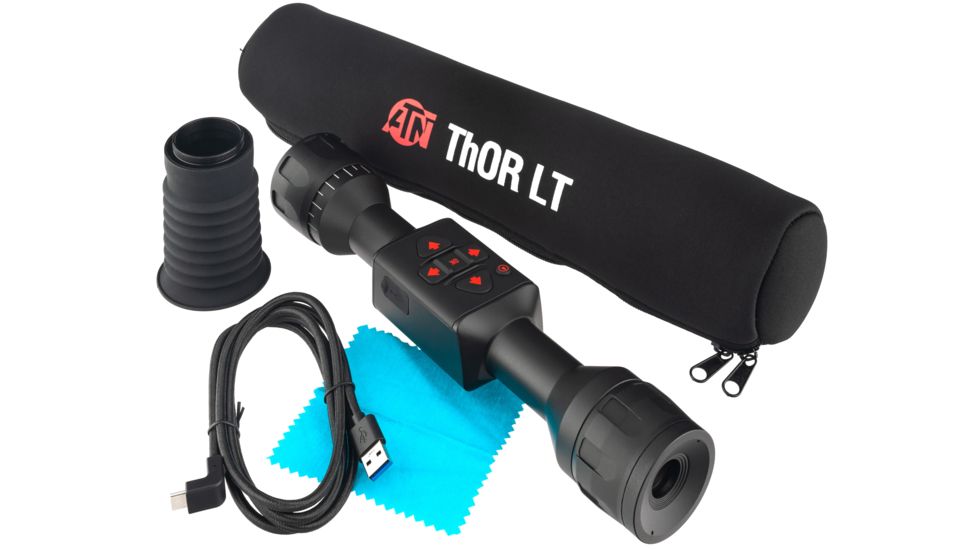 ATN ThOR-LT 4-8x Thermal Rifle Scope, Black, TIWSTLT148X