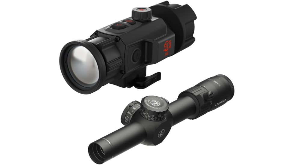 ATN TICO 6 1x50mm Thermal Clip On and Leupold Mark 4HD 1-4.5x24 Rifle Scope HPR-1