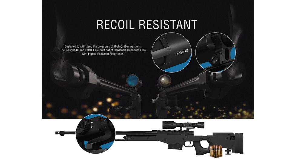 OPMOD X-Sight 4K Pro 5-20x Smart Ultra HD Day/Night Hunting Rifle Scope,Black, DGWSXS5204KPO