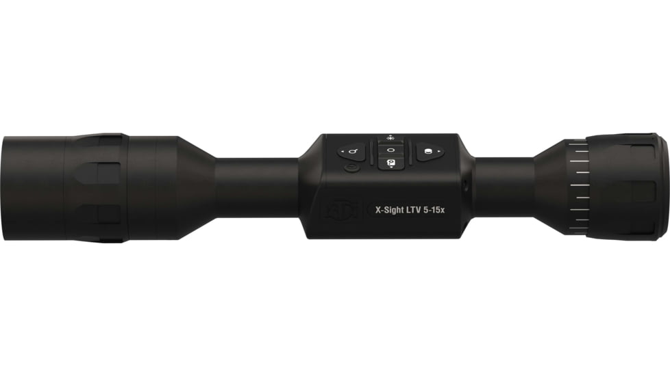 ATN X-Sight LTV Day/Night Hunting Rifle Scope, 5-15x50mm, Multiple Reticles, Black, DGWSXS515LTV