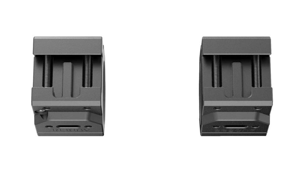 Audere Scope Rings Adversus, 34mm Tube, Low, Black, AD1009