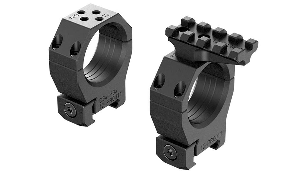 Audere Scope Rings PSR, 30mm Tube, Low, Black, PR0005